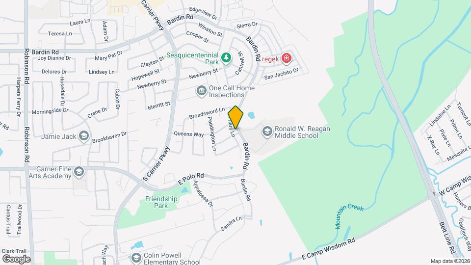 4556 Friars Ln Mapa y Detalles de la Ubicación