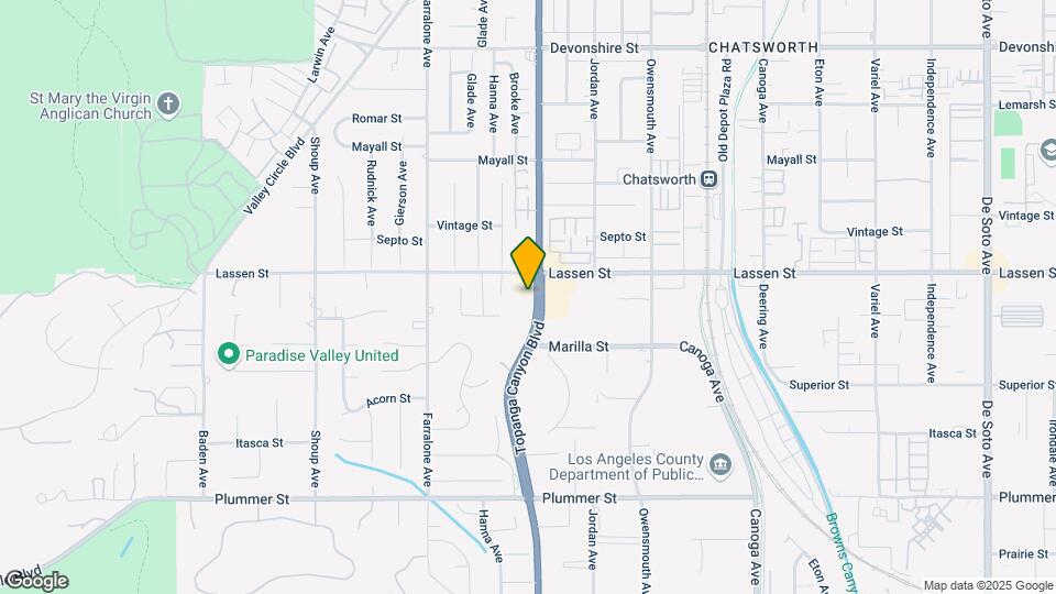 Pacific Oaks Apartments Map and Location Details