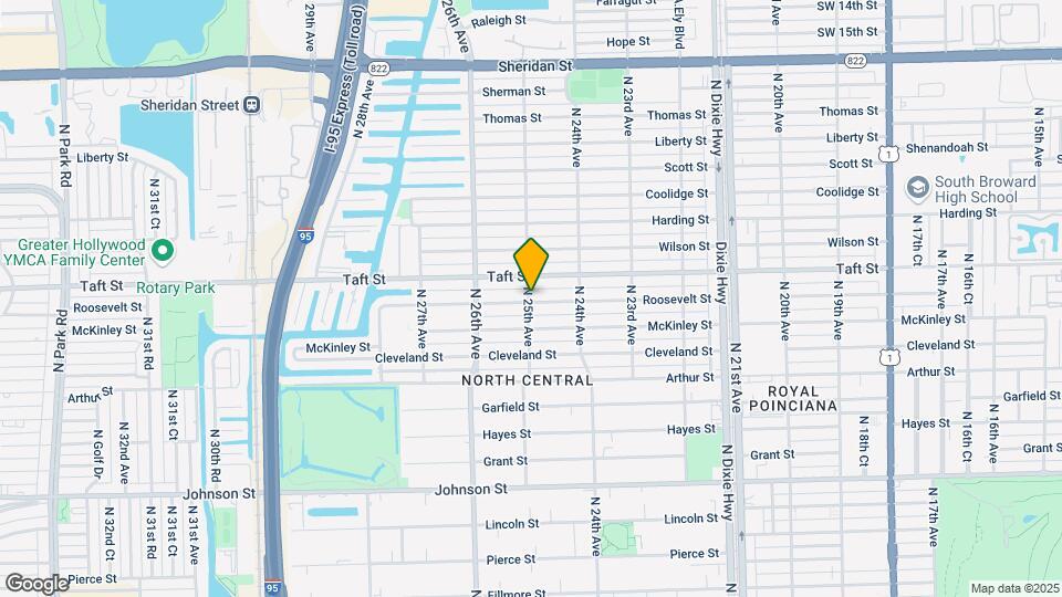 2447 Roosevelt St Map and Location Details