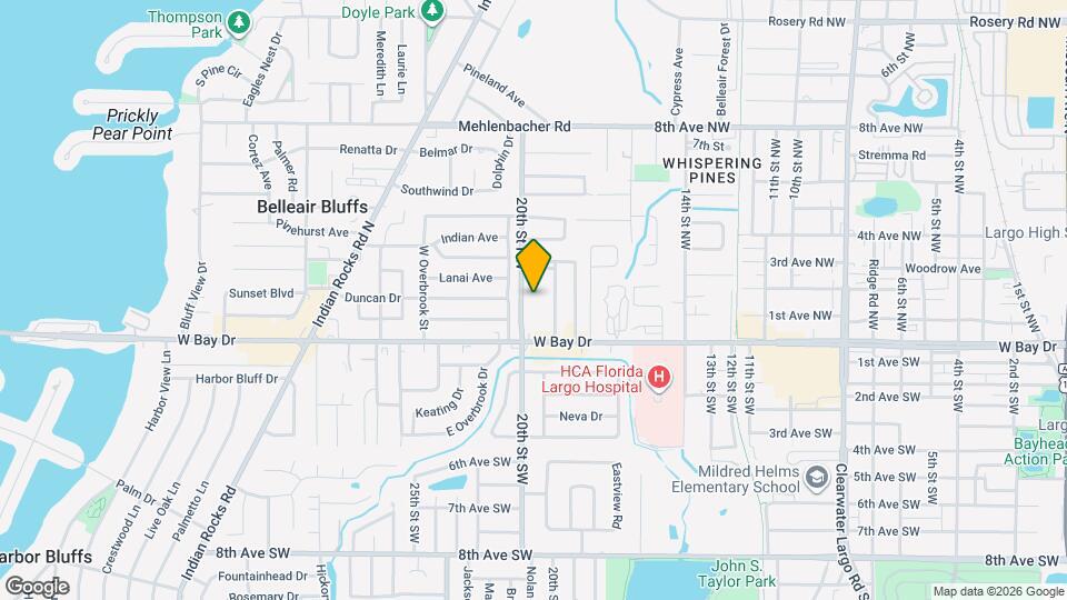 1975 W Bay Dr Map and Location Details