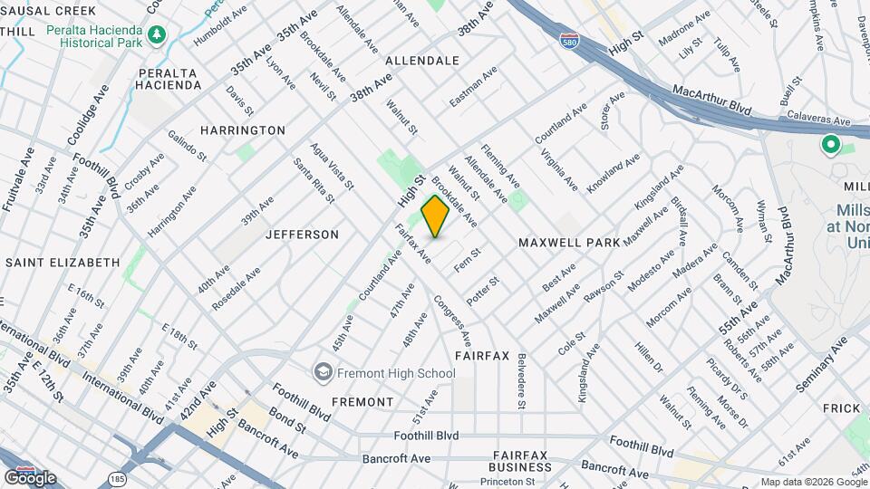 2428 Frances St Mapa y Detalles de la Ubicación