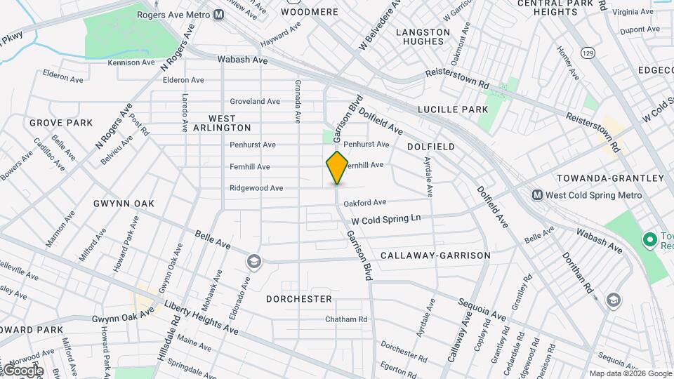 3999 Ridgewood Ave Map and Location Details