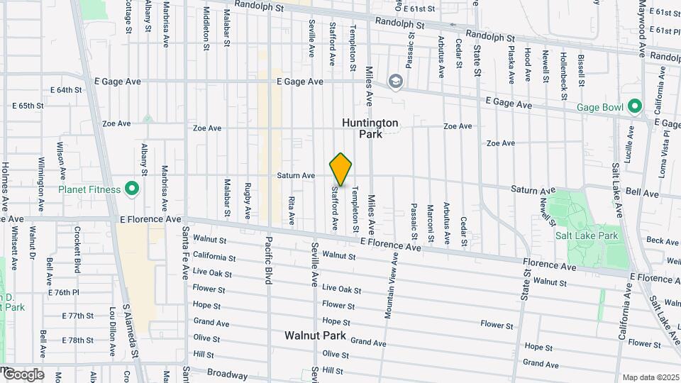 7008 Stafford Ave Mapa y Detalles de la Ubicación