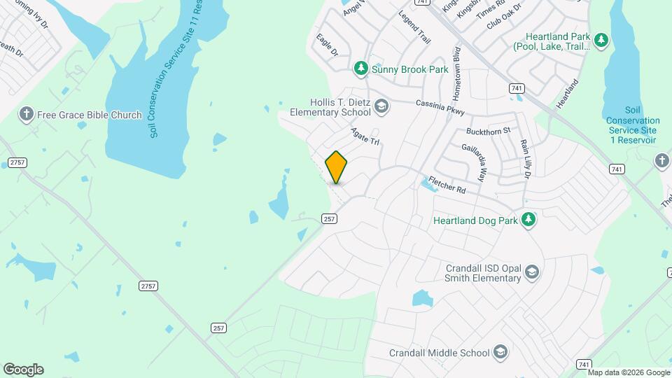 3311 Slate Dr Map and Location Details