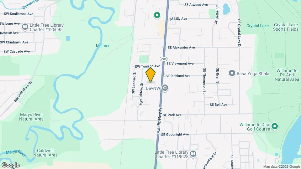 2495 SW Pickford St Map and Location Details
