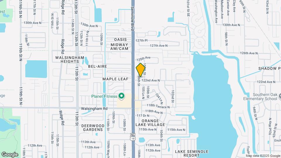 12201 106th St Mapa y Detalles de la Ubicación