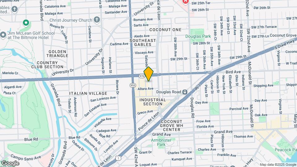 Belmont Village Coral Gables Map and Location Details