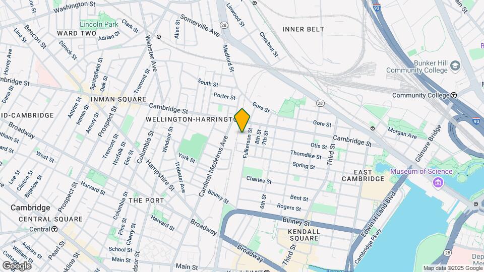 206-210 Otis St Mapa y Detalles de la Ubicación