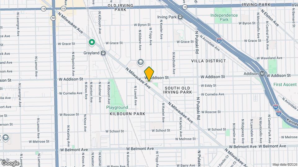 3573 N Milwaukee Ave, Unit J09P Map and Location Details