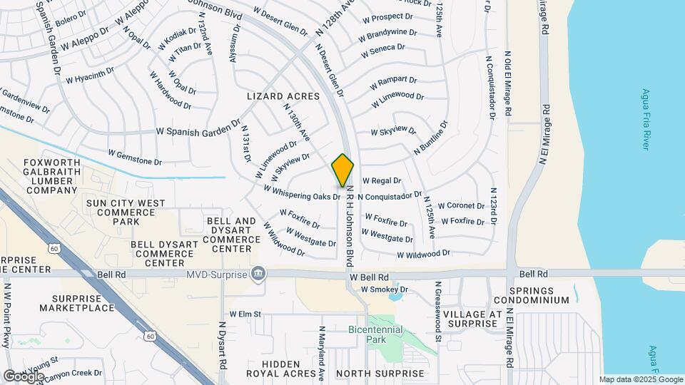 17403 N 130th Ave Map and Location Details