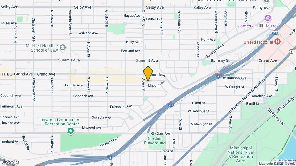607 Lincoln Ave Map and Location Details
