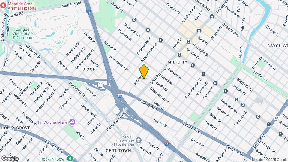 4125 D'Hemecourt St Map and Location Details