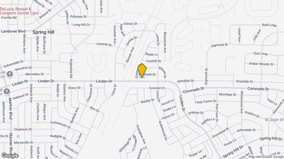 13095 Linden Dr Map and Location Details