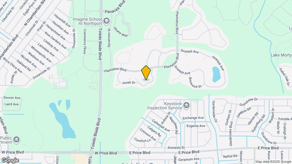 1252 Jonah Dr Map and Location Details