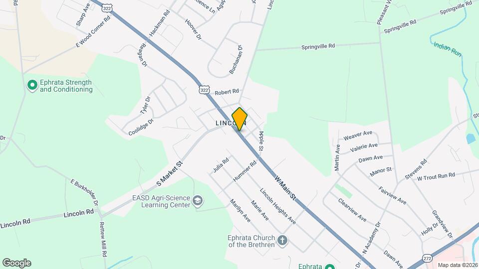 1358 W Main St Map and Location Details