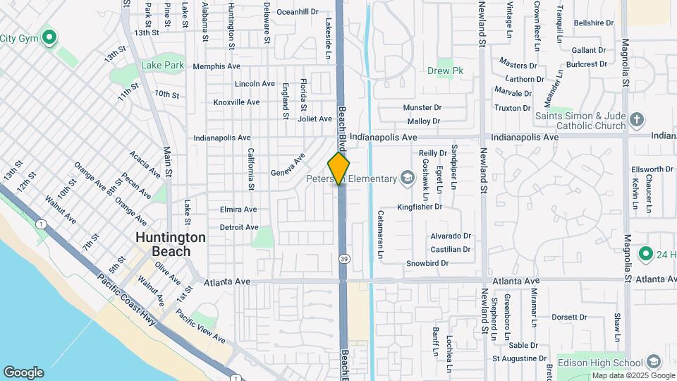 20701 Beach Blvd Map and Location Details