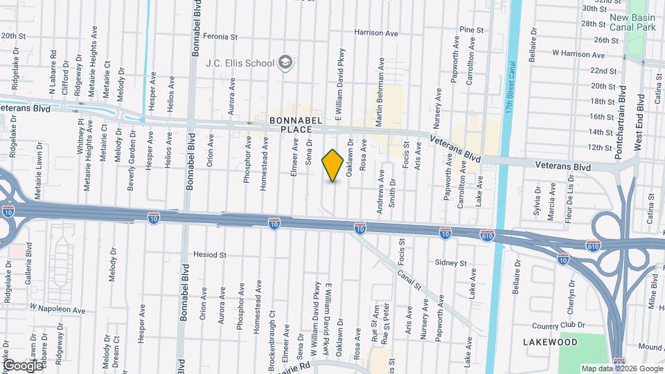 420 E William David Pkwy Map and Location Details