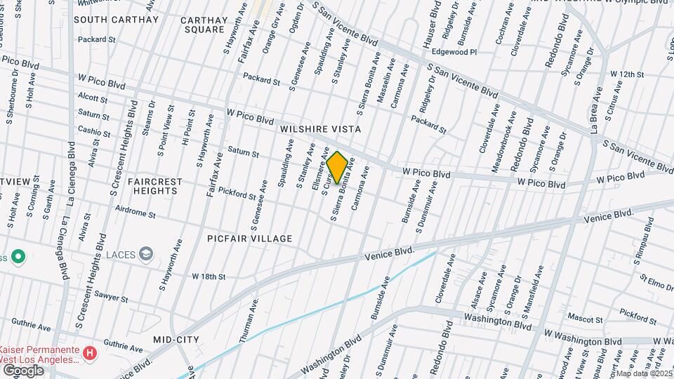 1505 S Sierra Bonita Ave Map and Location Details