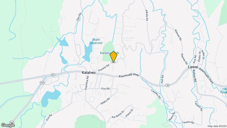 4604 Puuwai Rd Mapa y Detalles de la Ubicación