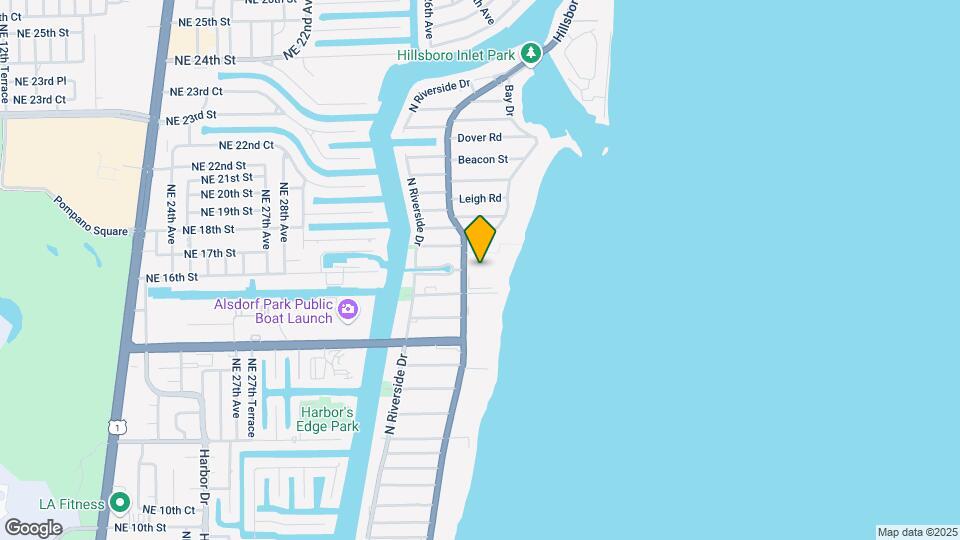 1620 N Ocean Blvd Map and Location Details