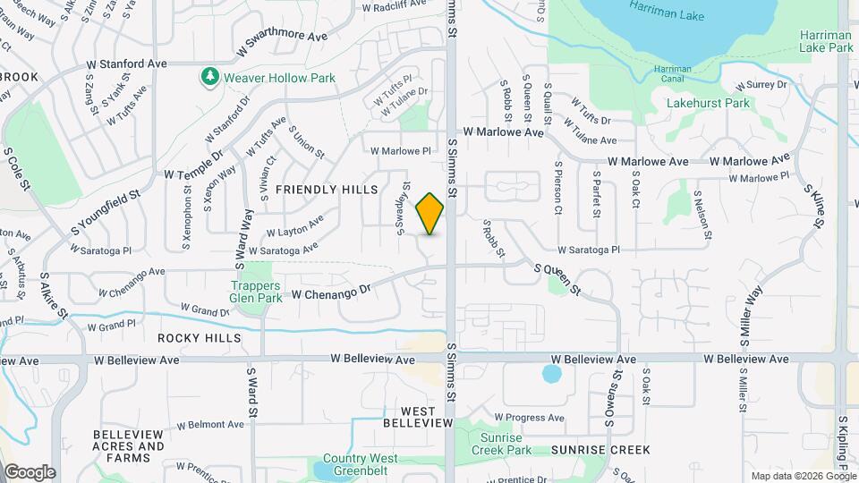 11664 W Saratoga Ave Map and Location Details