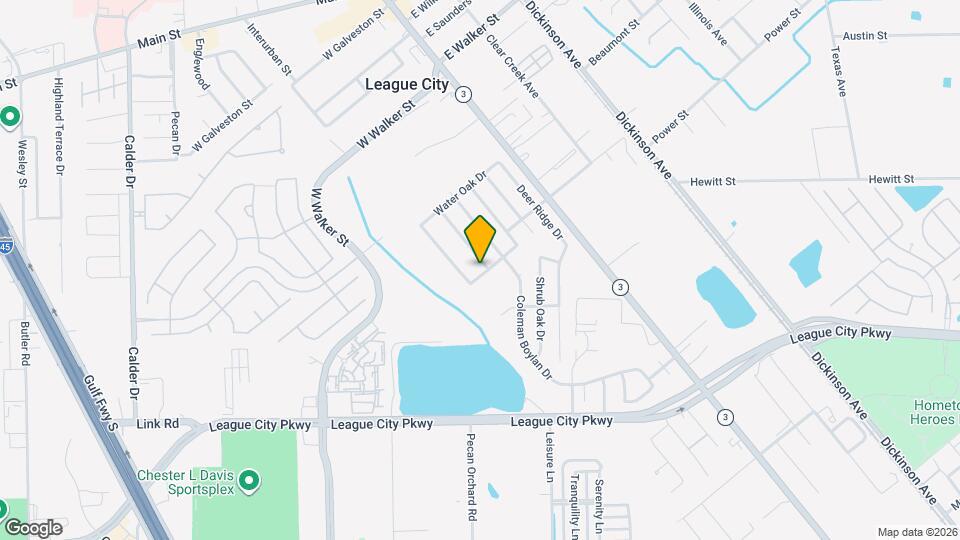 1307 Mossy Oak Dr Mapa y Detalles de la Ubicación