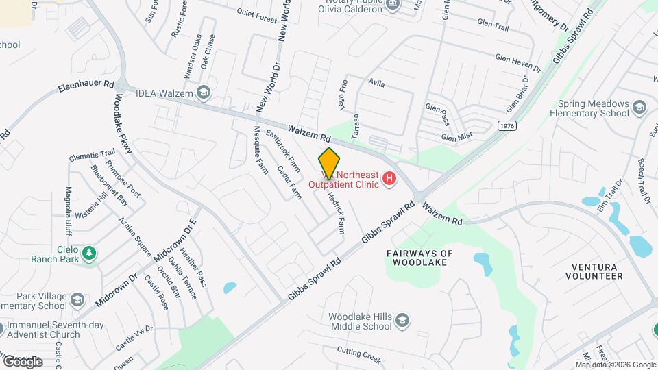 7858 Hedrick Farm, Unit 105 Map and Location Details