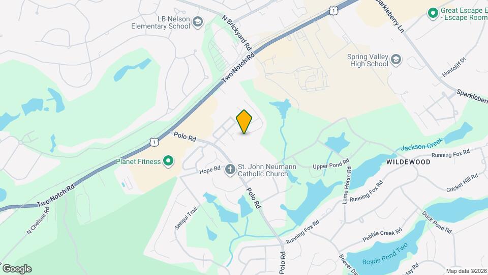 122 Hounds Ct S Map and Location Details