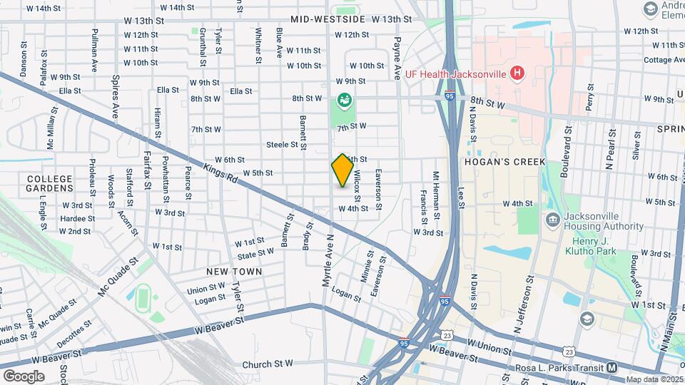 1265 Hart St Map and Location Details