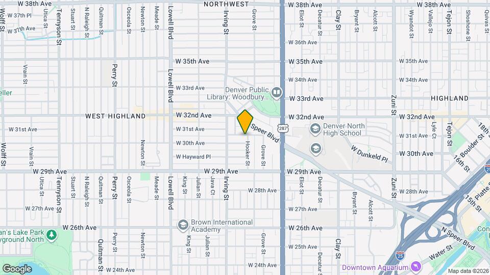 3027 Hooker St Map and Location Details