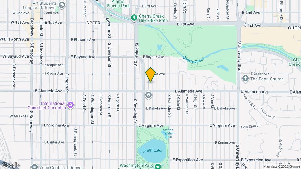 251 S Lafayette St Mapa y Detalles de la Ubicación