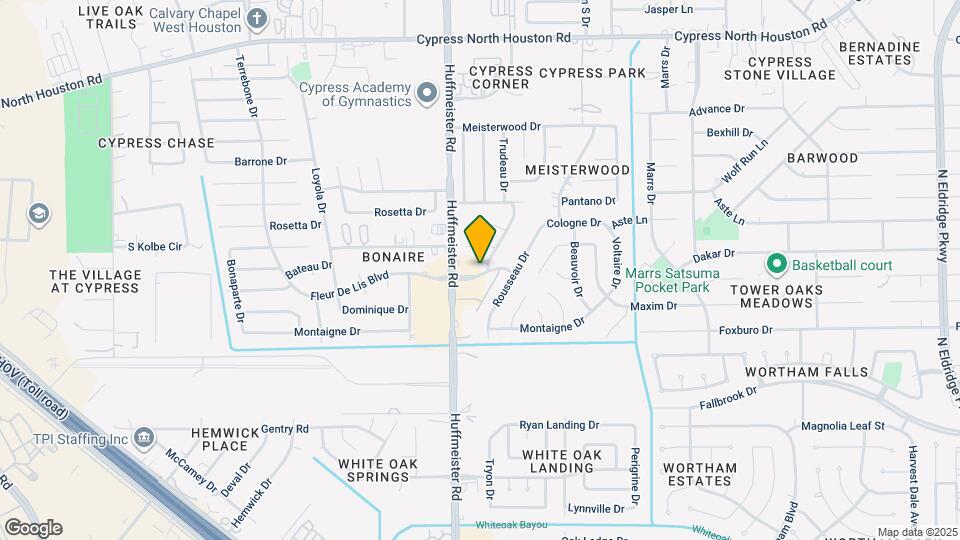 11303 Trudeau Dr Map and Location Details