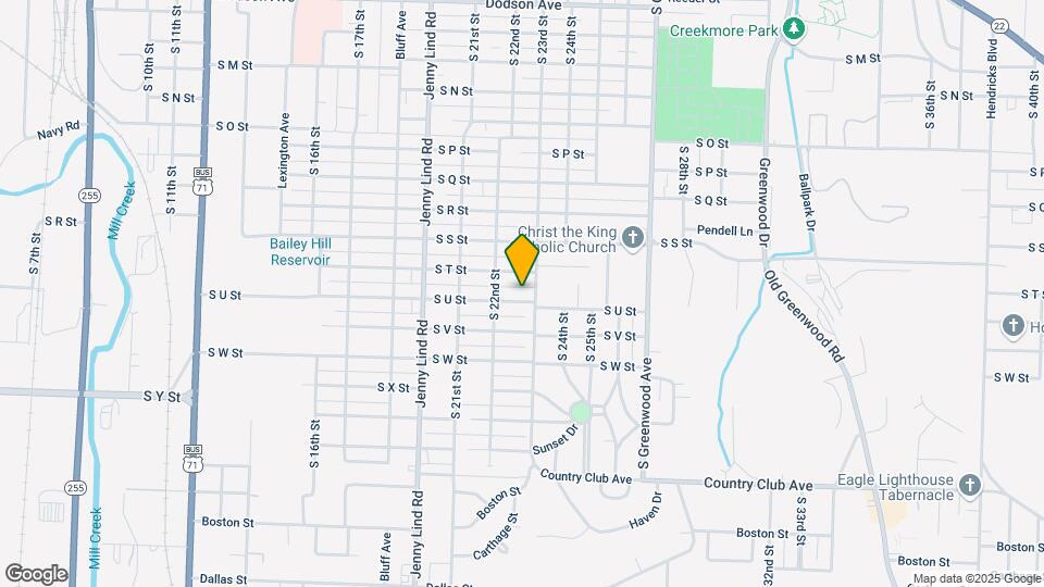2221 S U St Map and Location Details