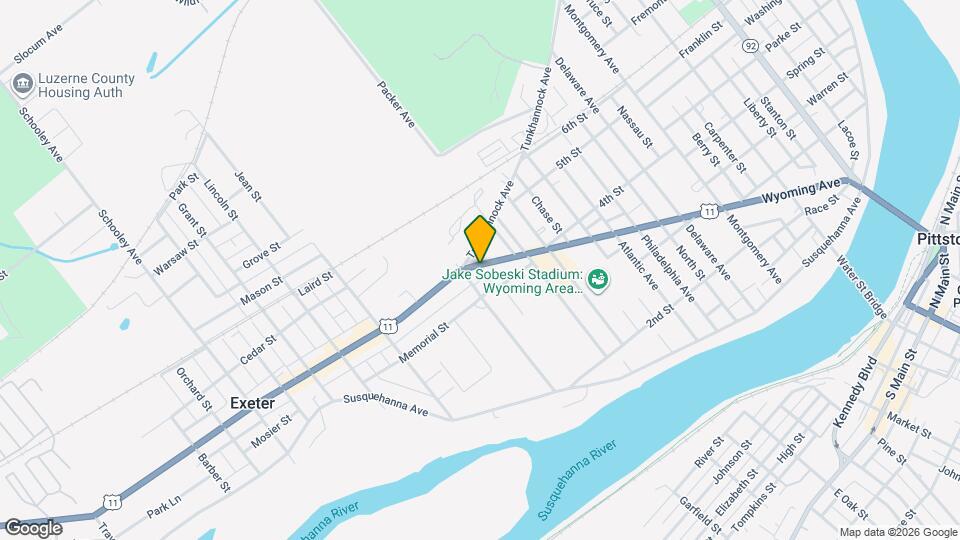 931 Wyoming Ave Map and Location Details