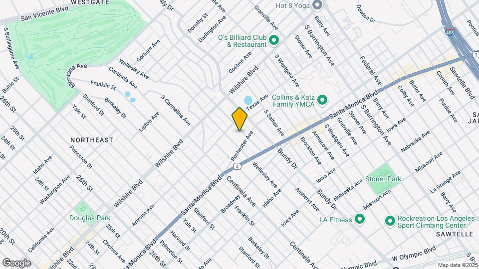 1325 Amherst Ave Map and Location Details
