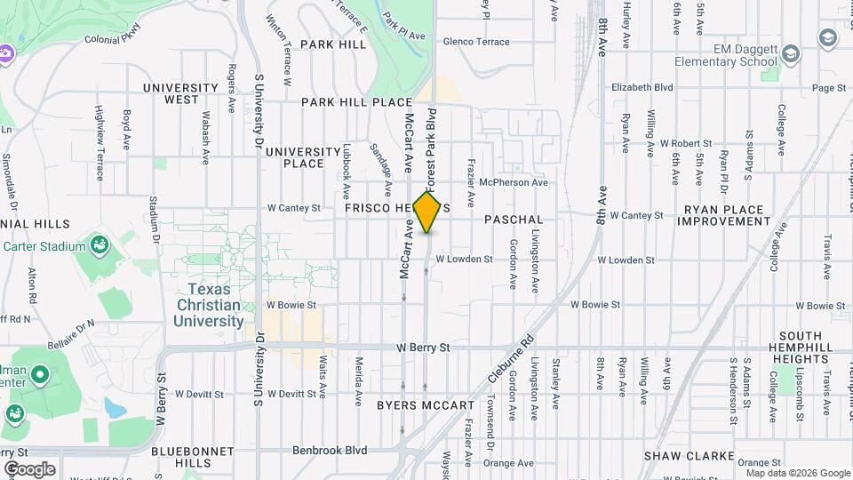 2822 Forest Park Blvd Mapa y Detalles de la Ubicación