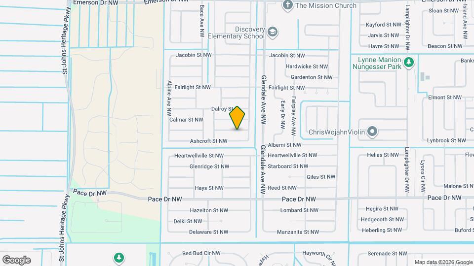 1730 Anchorage St NW Map and Location Details