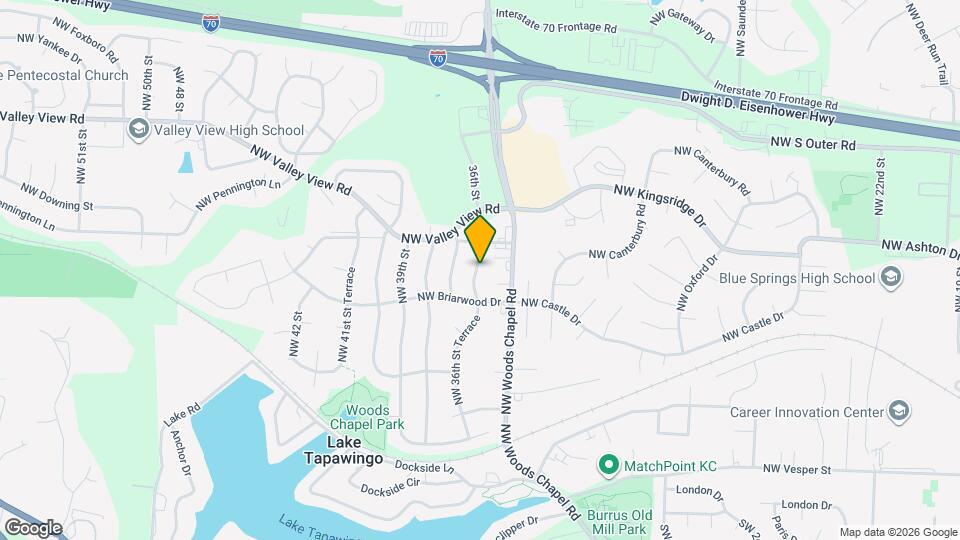 814 NW 36th St Terrace Map and Location Details