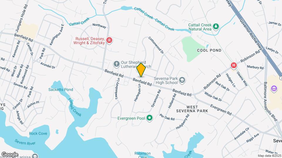 308 Benfield Rd Map and Location Details