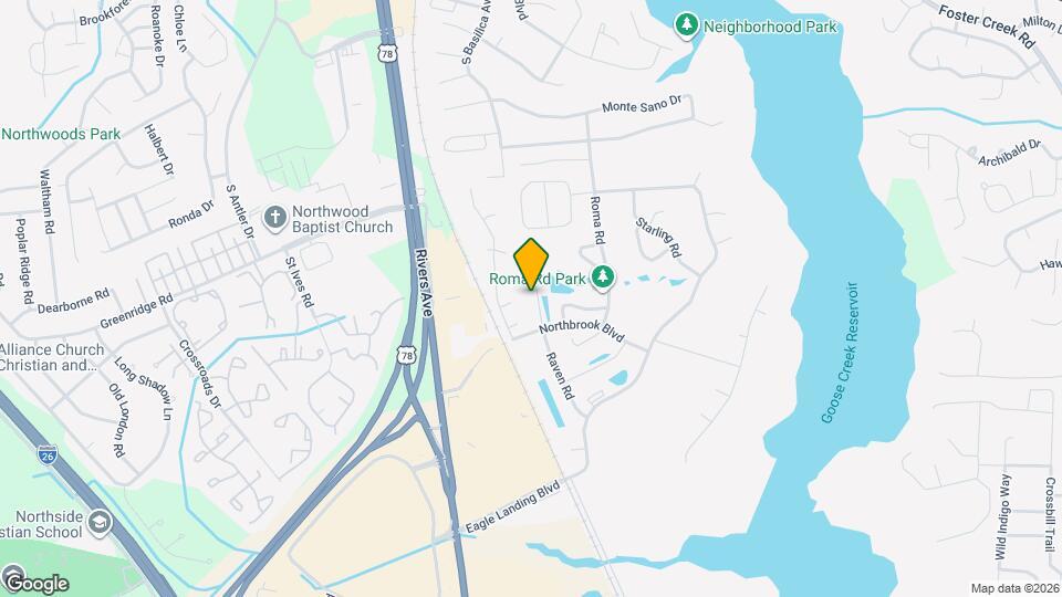 1219 Raven Rd Map and Location Details