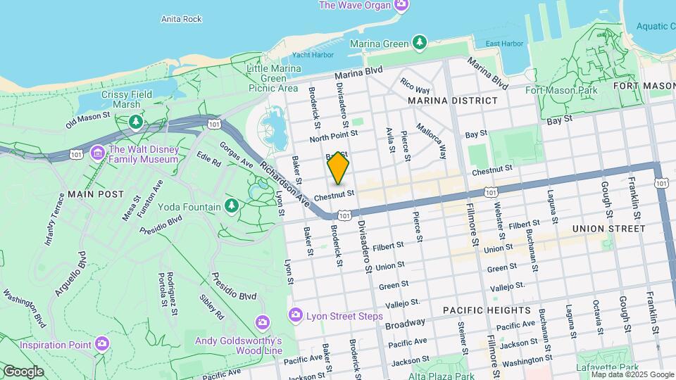 2466 Chestnut St Mapa y Detalles de la Ubicación