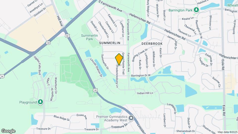 1682 Fredericksburg Ln Map and Location Details