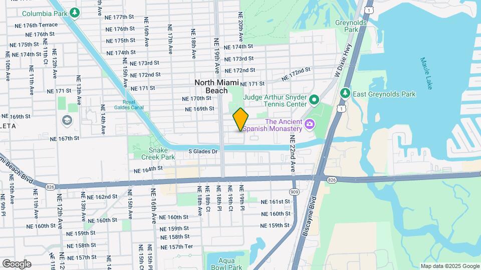 1980 NE 167th St Map and Location Details
