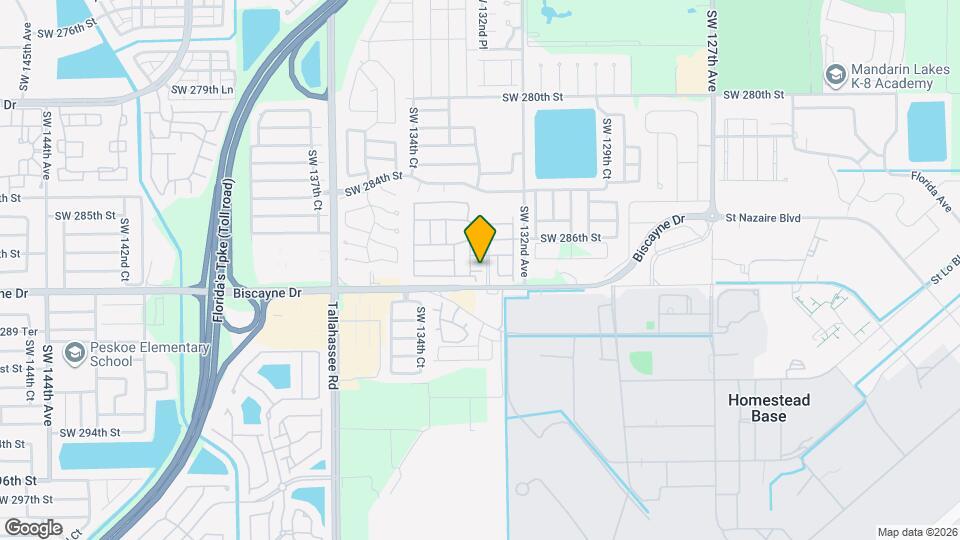 13311 SW 287th Ter Map and Location Details