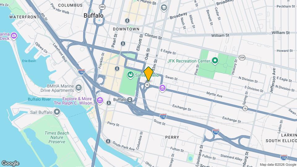 136 Seneca St Map and Location Details