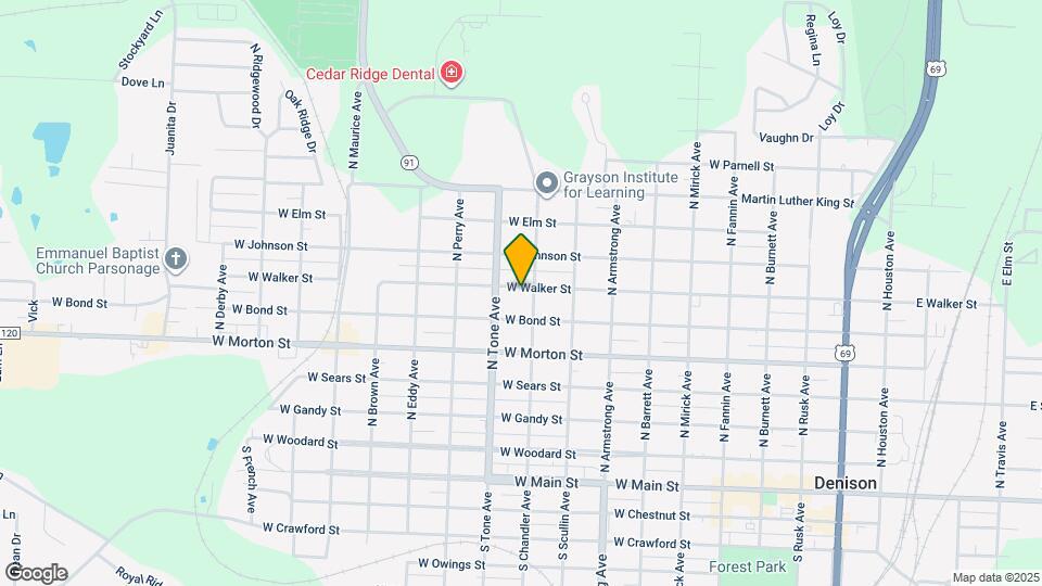 1008 W Walker St Map and Location Details