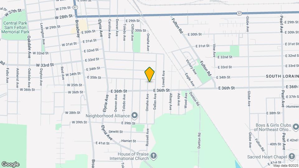 3525 Omaha Ave Map and Location Details