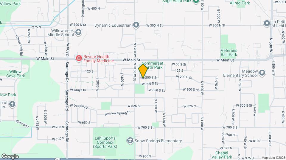 1637 W 200 S St Map and Location Details