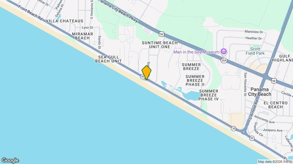 17545 Front Beach Rd Map and Location Details