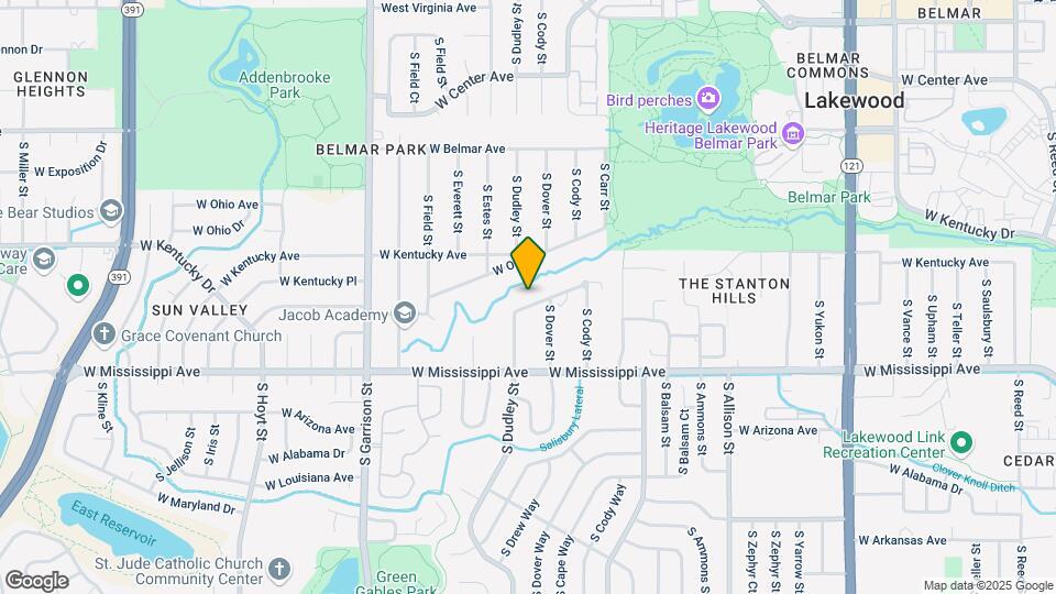 8635 W Tennessee Pl Map and Location Details
